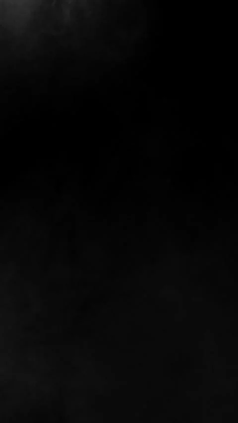 Minimal fog wisp in corner on black background, vertical format Stock Footage 340130808