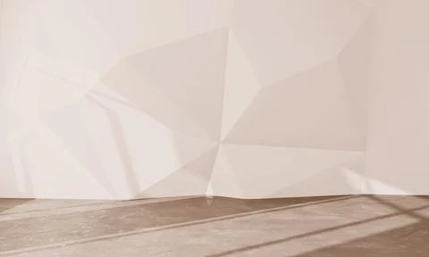 Minimal gallery interior background Stock Illustration