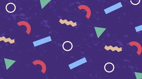 Minimal geometric abstract background on blue Stock Footage 131225945