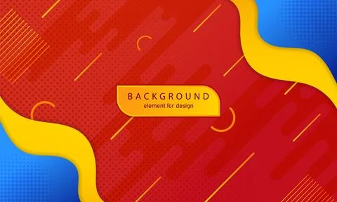 Minimal geometric abstract background. Bright design texture. Dynamic shape.. Stock Illustration
