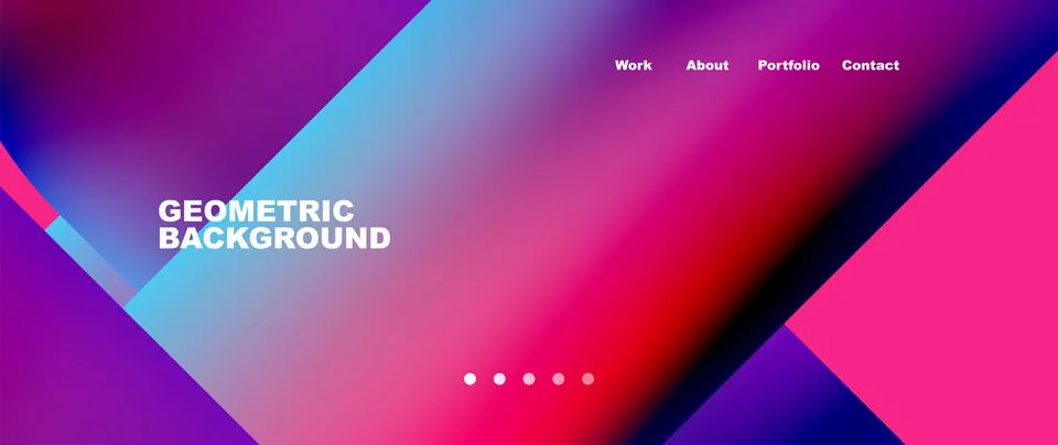 Minimal geometric abstract background. Circle and line design. Trendy techno Stock Illustration