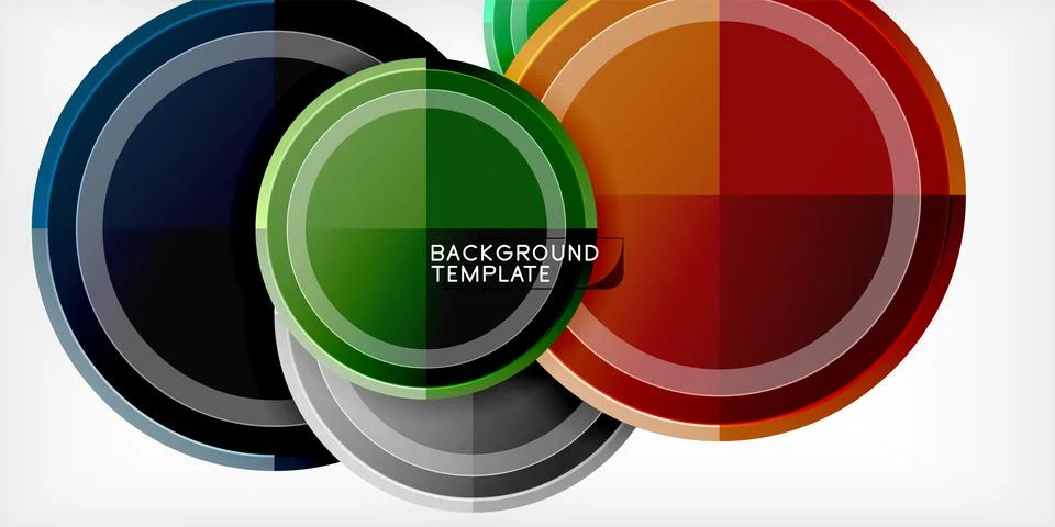 Minimal geometric abstract background. Circle triangle design イラスト素材