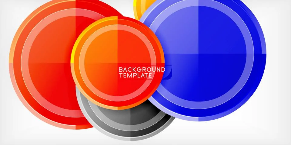 Minimal geometric abstract background. Circle triangle design Stockillustratie