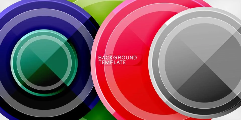 Minimal geometric abstract background. Circle triangle design イラスト素材