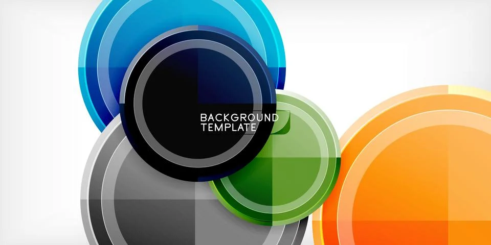 Minimal geometric abstract background. Circle triangle design イラスト素材