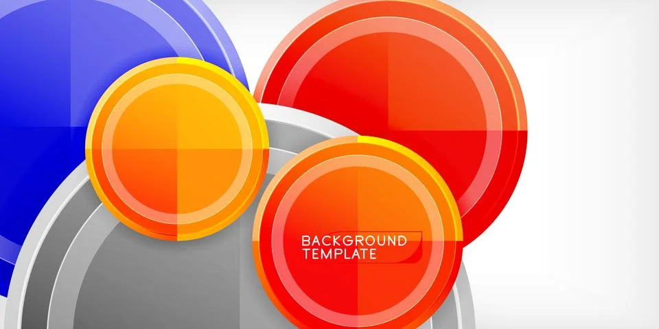 Minimal geometric abstract background. Circle triangle design 스톡 일러스트