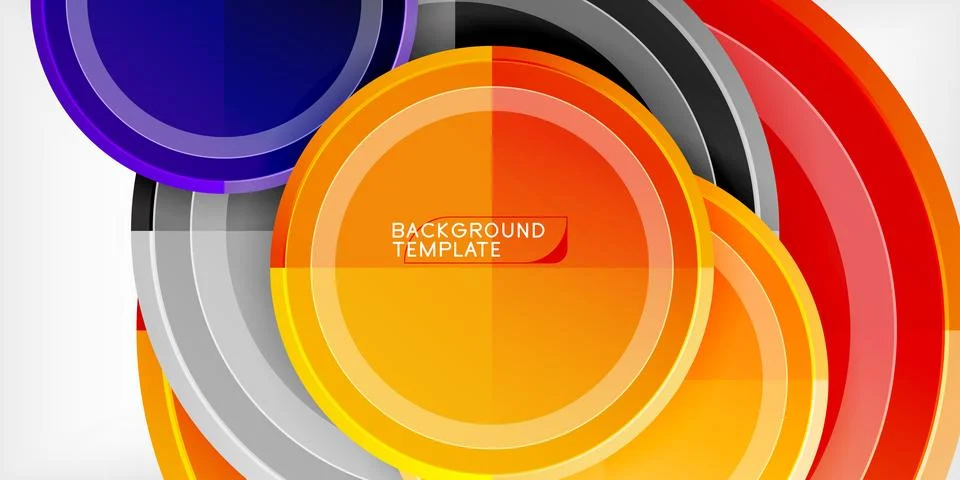 Minimal geometric abstract background. Circle triangle design イラスト素材