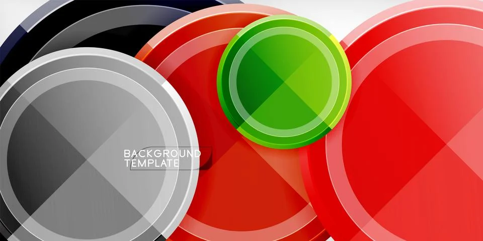 Minimal geometric abstract background. Circle triangle design Stock Illustration
