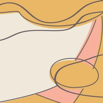 Minimal geometric abstract background. Creative doodle pattern in trendy pa.. 스톡 일러스트