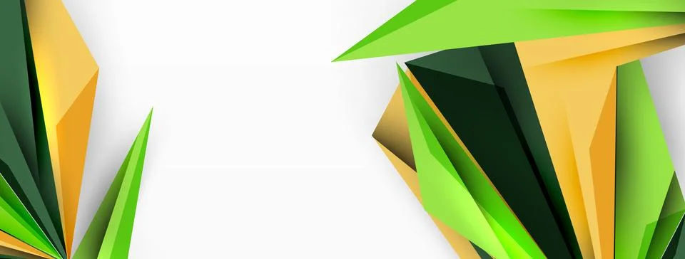 Minimal geometric abstract background. Low poly dynamic triangle design. Trendy Stock Illustration