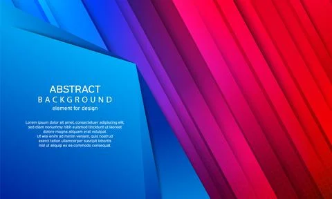 Minimal geometric abstract gradient background. Bright design texture. Dynami Illustrazione stock