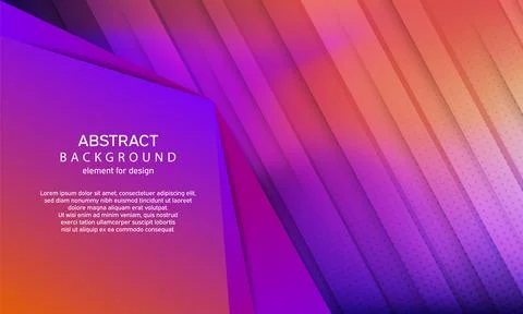 Minimal geometric abstract gradient background. Bright design texture. Dyna.. Stock Illustration