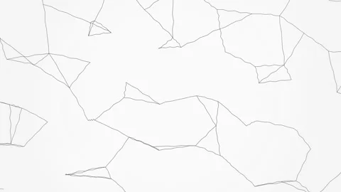 Minimal geometric abstract pattern background for modern corporate presentati Stock Footage 346001148