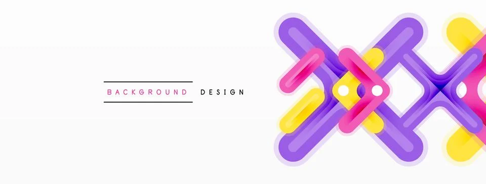 Minimal geometric background cross line. Design for wallpaper, banner 스톡 일러스트