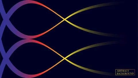 Minimal geometric background. Dynamic shapes composition. Beautiful line art  Stock Illustration