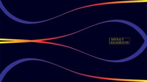 Minimal geometric background. Dynamic shapes composition. Beautiful line art  Stock Illustration