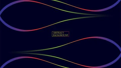 Minimal geometric background. Dynamic shapes composition. Beautiful line art  Stock Illustration