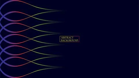 Minimal geometric background. Dynamic shapes composition. Beautiful line art  Stock Illustration