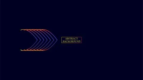 Minimal geometric background. Dynamic shapes composition. Beautiful line art  Stock Illustration