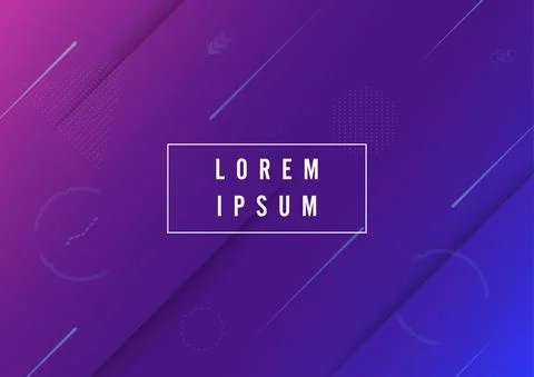 Minimal geometric background. Dynamic shapes composition. Eps10 vector. Stock Illustration