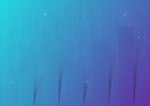 Minimal geometric background. Dynamic shapes composition. Eps10 vector. Stock Illustration