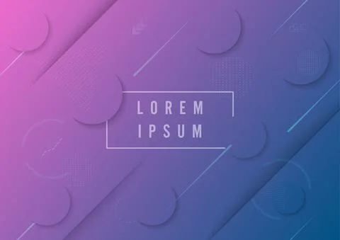 Minimal geometric background. Dynamic shapes composition. Eps10 vector. Stock Illustration