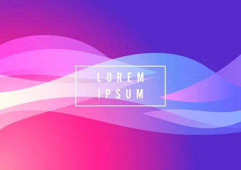 Minimal geometric background. Dynamic shapes composition. Eps10 vector. Stock Illustration