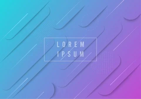 Minimal geometric background. Dynamic shapes composition. Eps10 vector. Stock Illustration