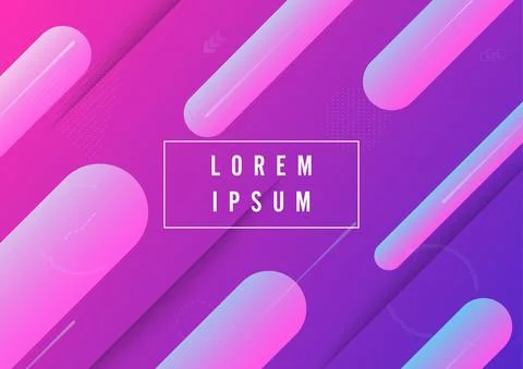 Minimal geometric background. Dynamic shapes composition. Eps10 vector. Stock Illustration