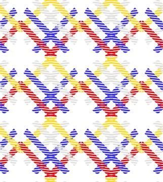Minimal geometric background. Dynamic shapes composition with lines. Abstra.. Foto stock