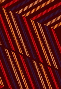Minimal geometric background. Dynamic shapes composition with lines. Abstra.. Stock Photos