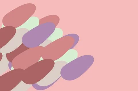 Minimal geometric background. Dynamic shapes composition with lines. Abstra.. Foto stock