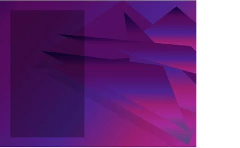 Minimal geometric background. Gradient shapes composition. Stock Illustration