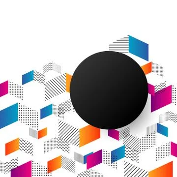 Minimal geometric background Illustrazione stock