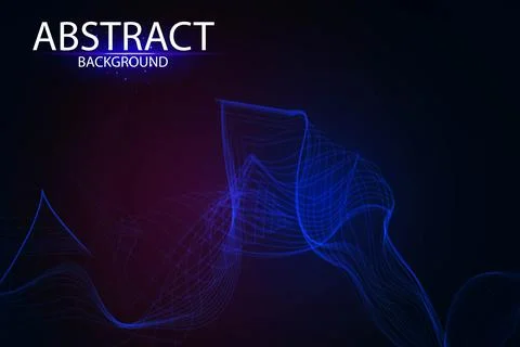 Minimal geometric background with a motion pattern Stock Illustration