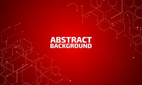 Minimal geometric background, red elements with fluid gradient. Stock Illustration