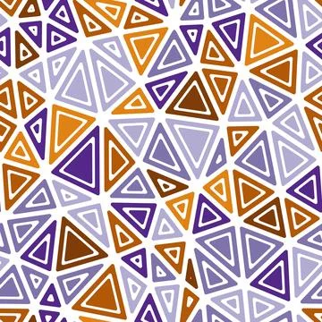 Minimal geometric background. Rounded solid shapes in frames. Medium triang.. Stock Illustration