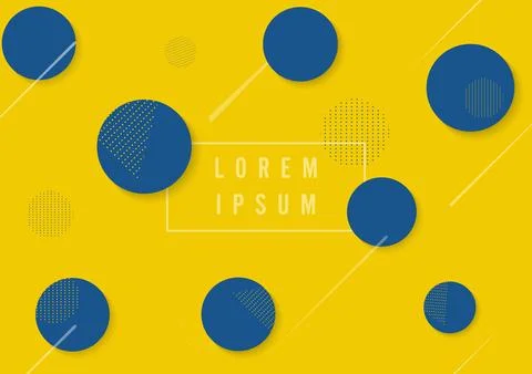 Minimal geometric background. Yellow background with stripes. Vector abstra.. Stock Illustration