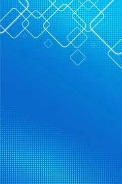 Minimal Geometric Blue Abstract Vector Background Stock Illustration