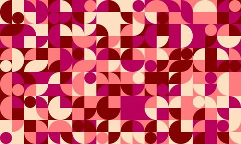 Minimal geometric design with sharp shapes and mosaic repetition. Ideal for s Stock Illustration