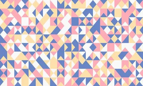 Minimal geometric design with sharp shapes and mosaic repetition. Ideal for s Stock Illustration