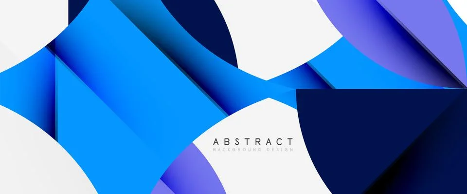 Minimal geometric elements on white. Petals, round triangles, star Illustrazione stock