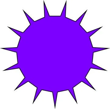 Minimal geometric linear star shape on white background Stock Illustration