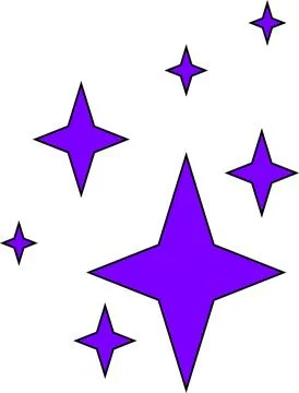 Minimal geometric linear star shape on white background Stock Illustration