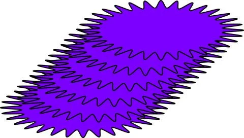 Minimal geometric linear star shape on white background Stock Illustration