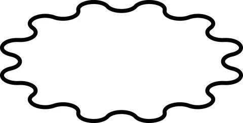 Minimal geometric linear stars shape on white background Stock Illustration