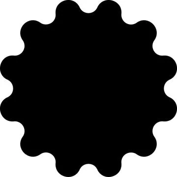 Minimal geometric linear stars shape on white background Stock Illustration