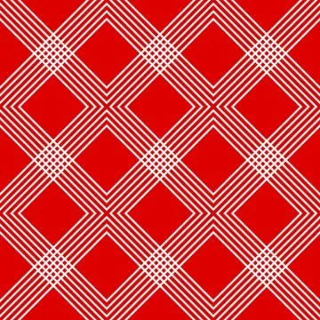 Minimal geometric pattern with intersecting lines forming interlaced X, cross Illustrazione stock