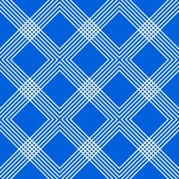 Minimal geometric pattern with intersecting lines forming interlaced X, cross 库存插图
