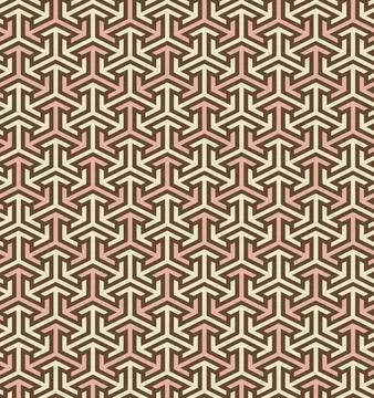 Minimal geometric pattern retro poster with geometric design. Trendy background Stock Illustration